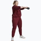 förhandsvisning ikon 3 för adidas Aeroready Game and Go Plus Size W träningströja Röd
