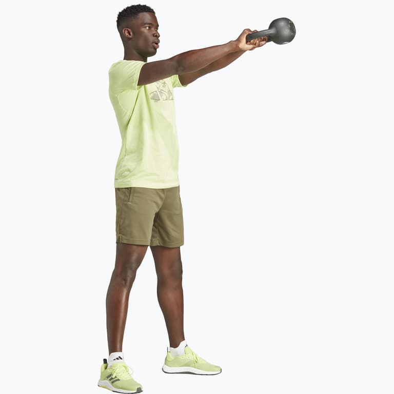 adidas Train Essentials Seasonal träningst-shirt Gul