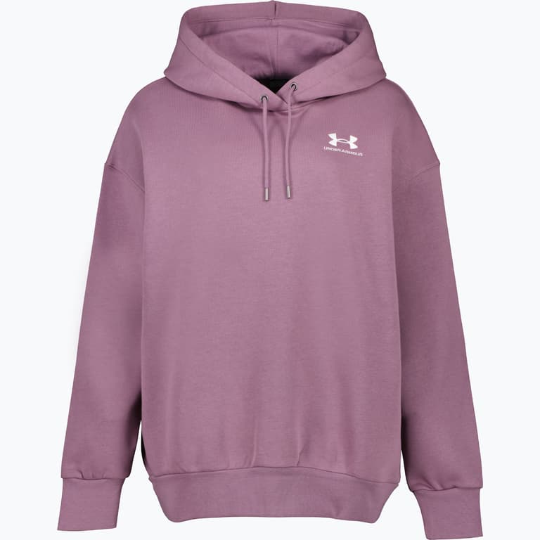 Under armour Essential Fleece Oversize W huvtröja Lila