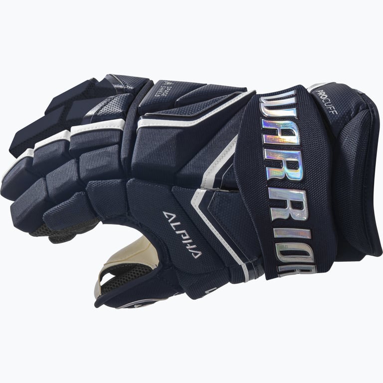 Warrior Hockey Alpha LX2 Pro SR hockeyhandskar Blå