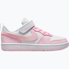 färgalternativ för Rosa Nike Court Borough Recraft JR sneakers