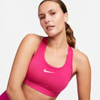 förhandsvisning ikon 5 för Nike Swoosh Medium Support sport-BH Rosa