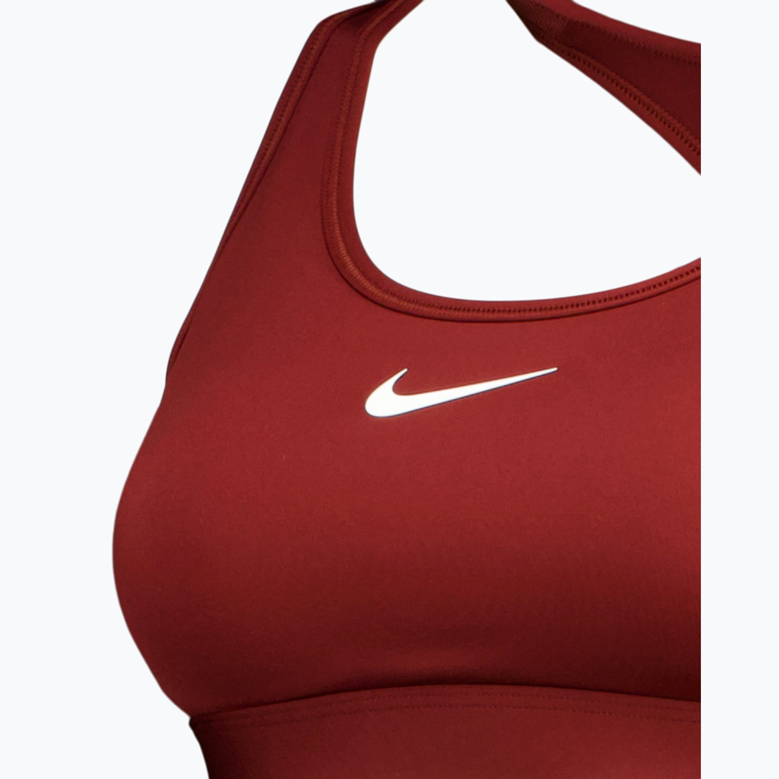 Nike Swoosh Medium Support sport-BH Röd