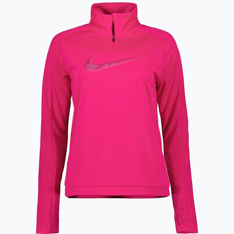 Nike Dri-FIT Swoosh 1/2 Zip W löpartröja Rosa