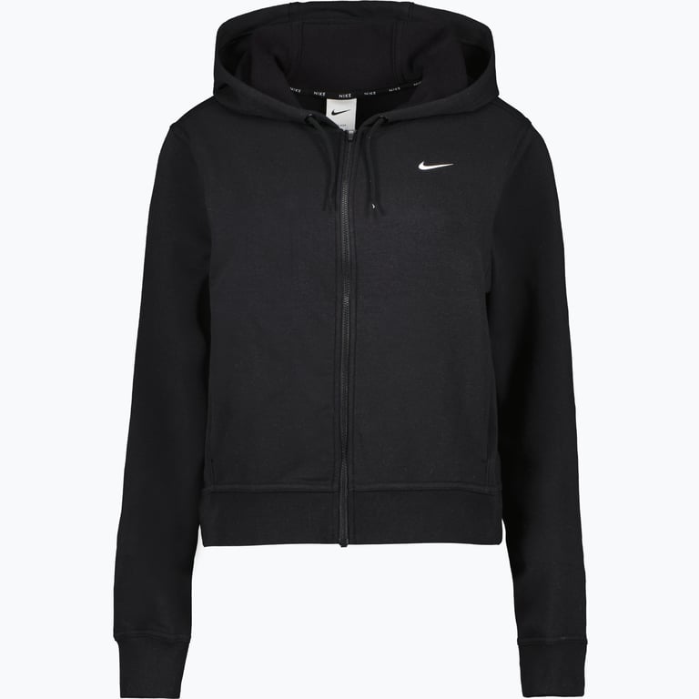 Nike One Dri-FIT Zip W huvtröja Svart