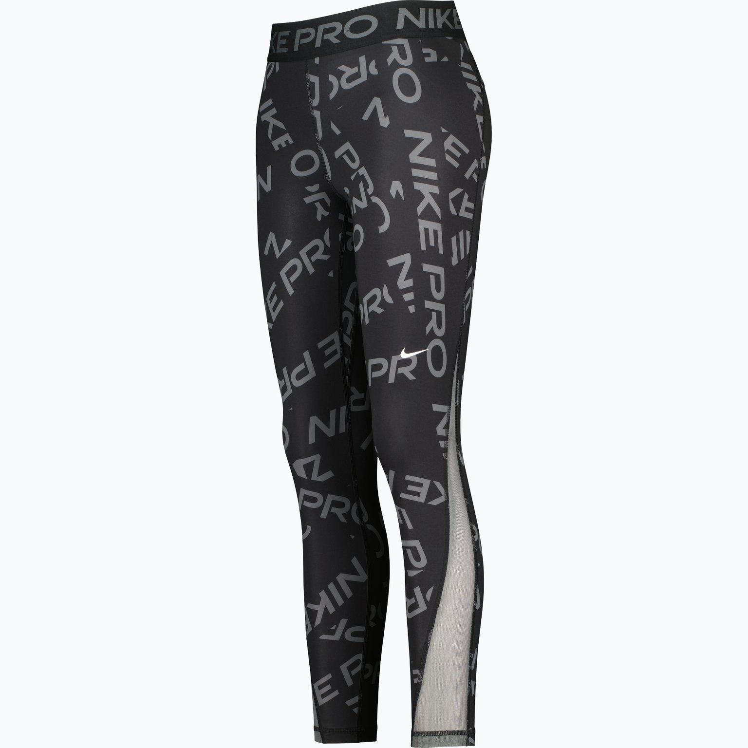 Nike Pro Mid-Rise 7/8 Print träningstights Svart