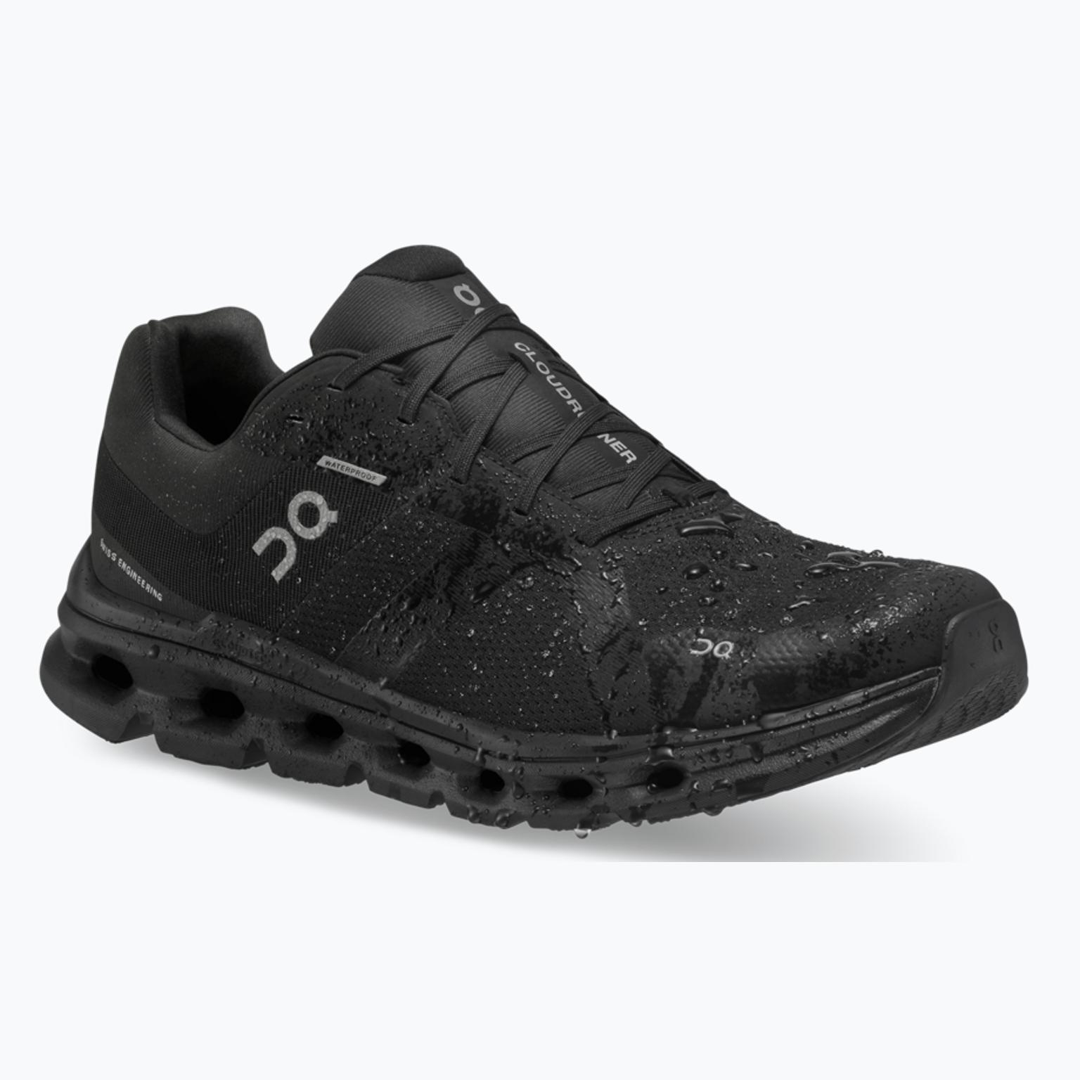 ON Cloudrunner Waterproof M löparskor Svart
