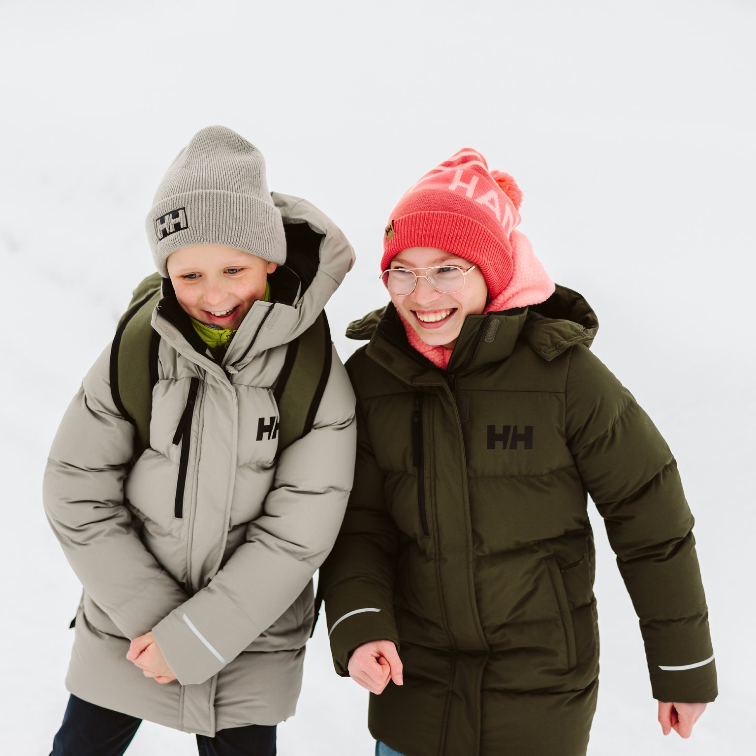 Helly Hansen Adore Puffy Parka JR vinterjacka Grön