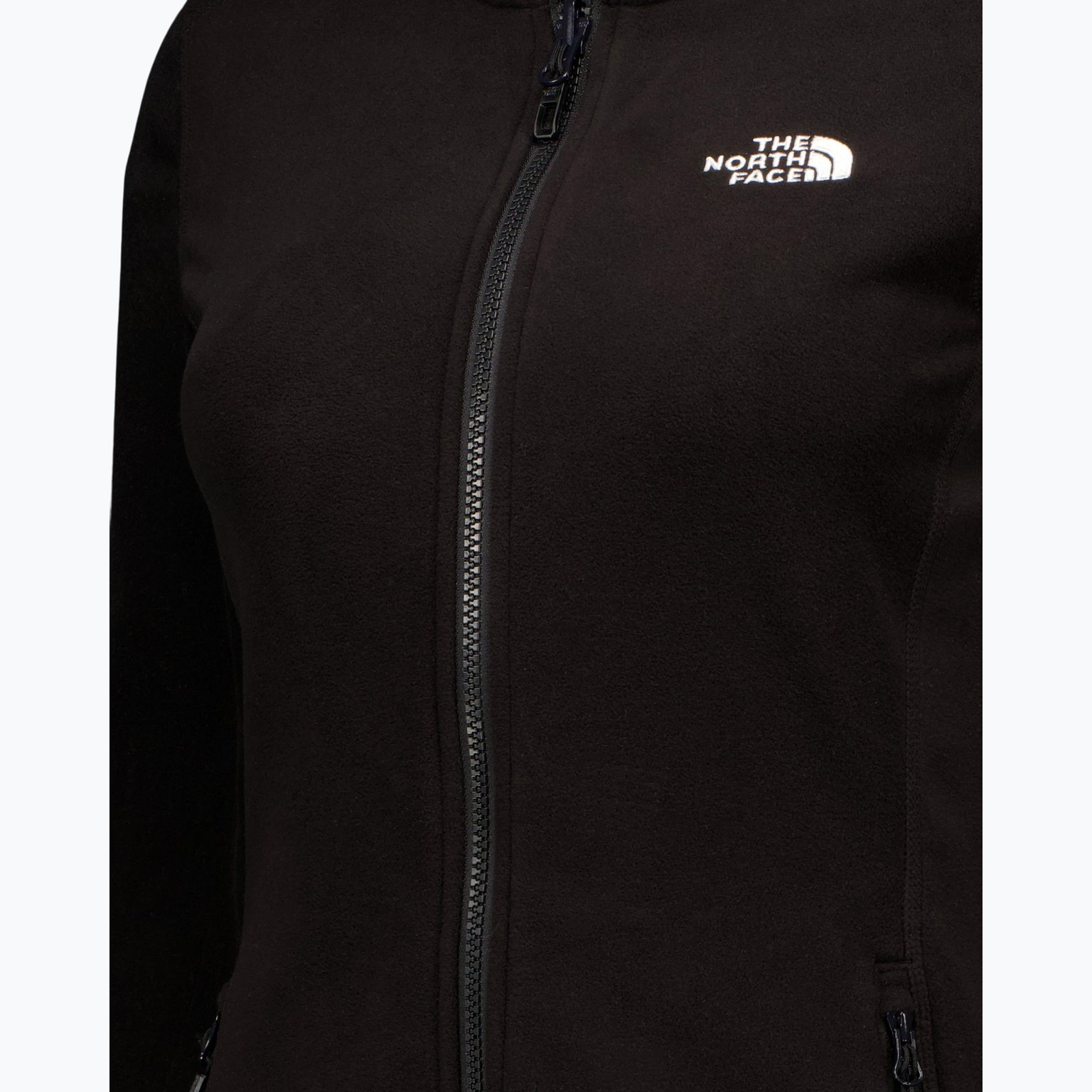 The North Face 100 Glacier Full-Zip fleecejacka Svart