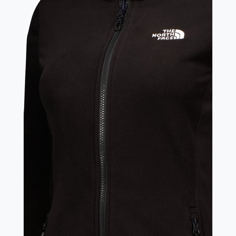 The North Face 100 Glacier Full-Zip fleecejacka Svart