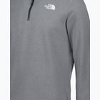 förhandsvisning ikon 3 för The North Face 100 Glacier 1/4 Zip M fleecetröja Grå