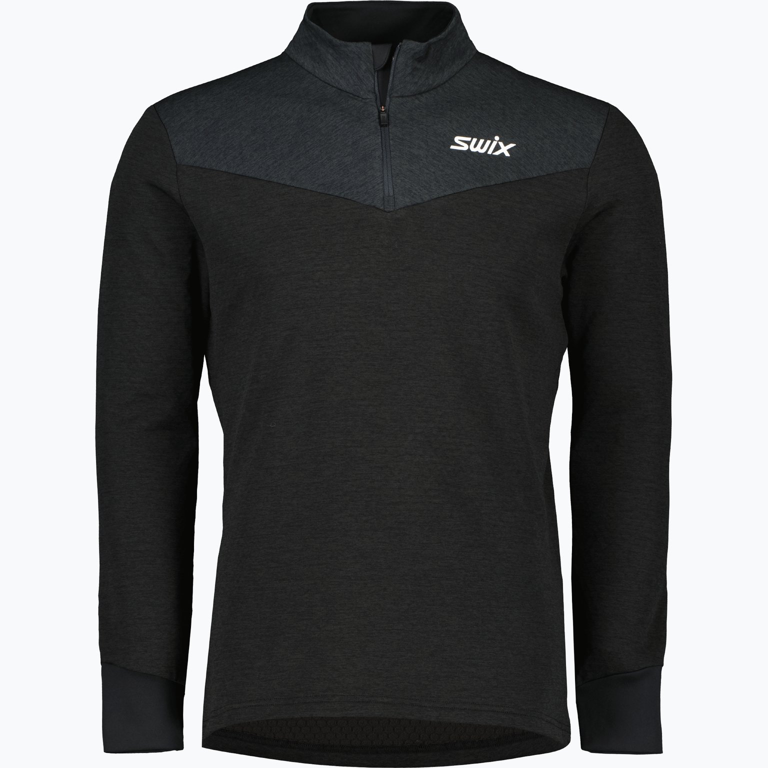 Swix Dynamic Midlayer Half Zip M träningströja Svart