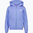 färgalternativ för Blå Nike Sportswear Club Fleece Zip JR huvtröja