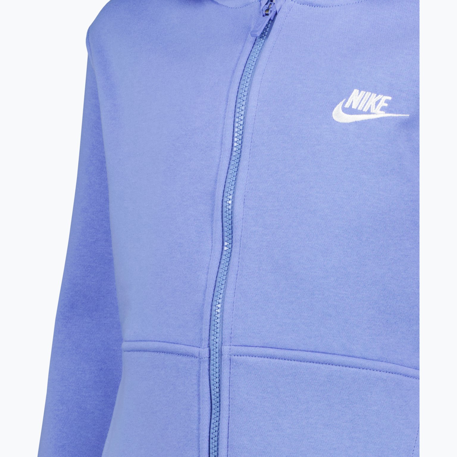 Nike Sportswear Club Fleece Zip JR huvtröja Blå