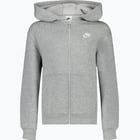 färgalternativ för Grå Nike Sportswear Club Fleece Zip JR huvtröja