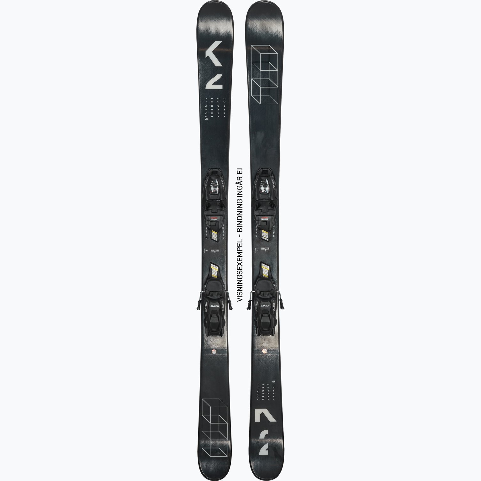 K2 Sports Juvy JR alpinskidor Svart