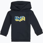 färgalternativ för Blå HV71 Logo Baby huvtröja