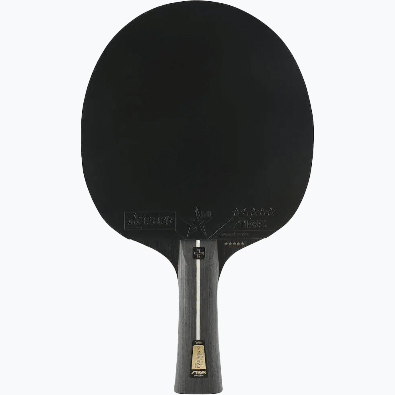 Stiga Pro Carbon+ 5-Star pingisracket Svart