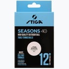 förhandsvisning ikon 1 för Stiga Seasons Outdoor 12-pack pingisbollar  Vit