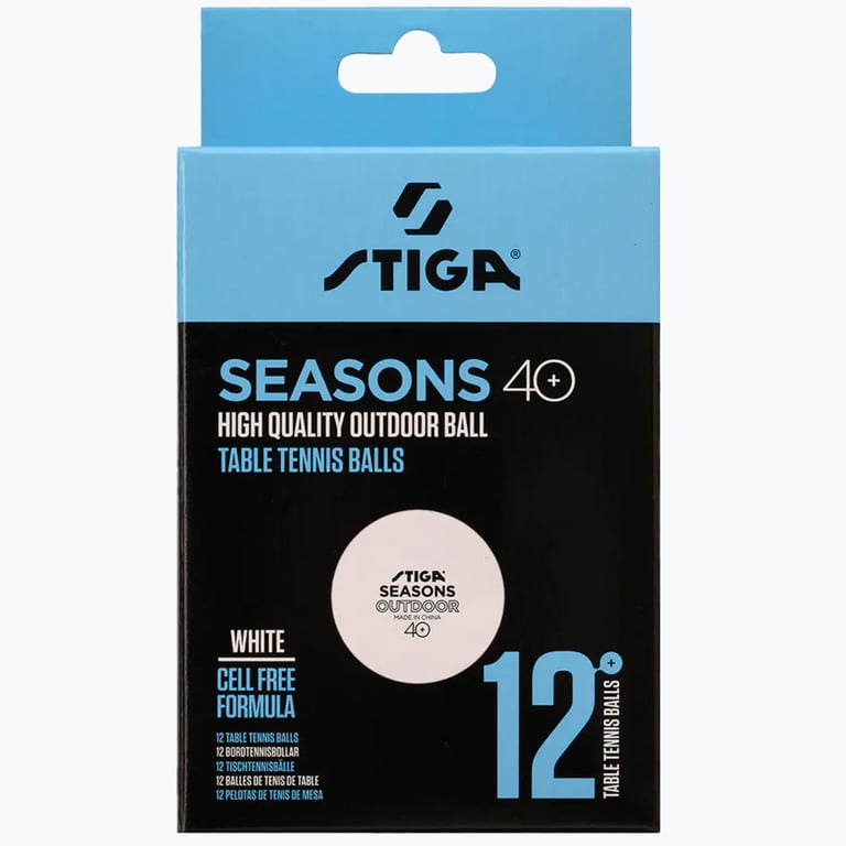 Stiga Seasons Outdoor 12-pack pingisbollar  Vit