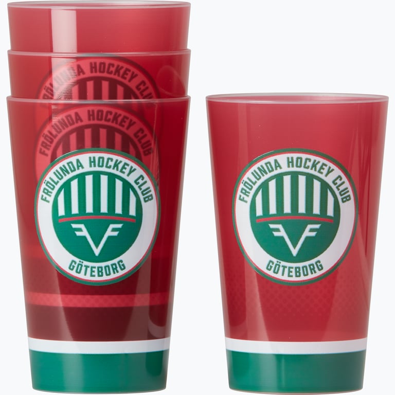 Frölunda Hockey PLASTMUGG 4-pack Röd