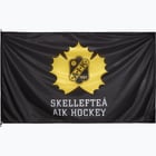 förhandsvisning ikon 1 för Skellefteå AIK Flaggstångsflagga Svart