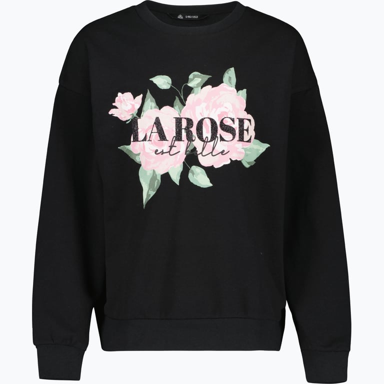 Firefly La Rose Crewneck JR tröja Svart