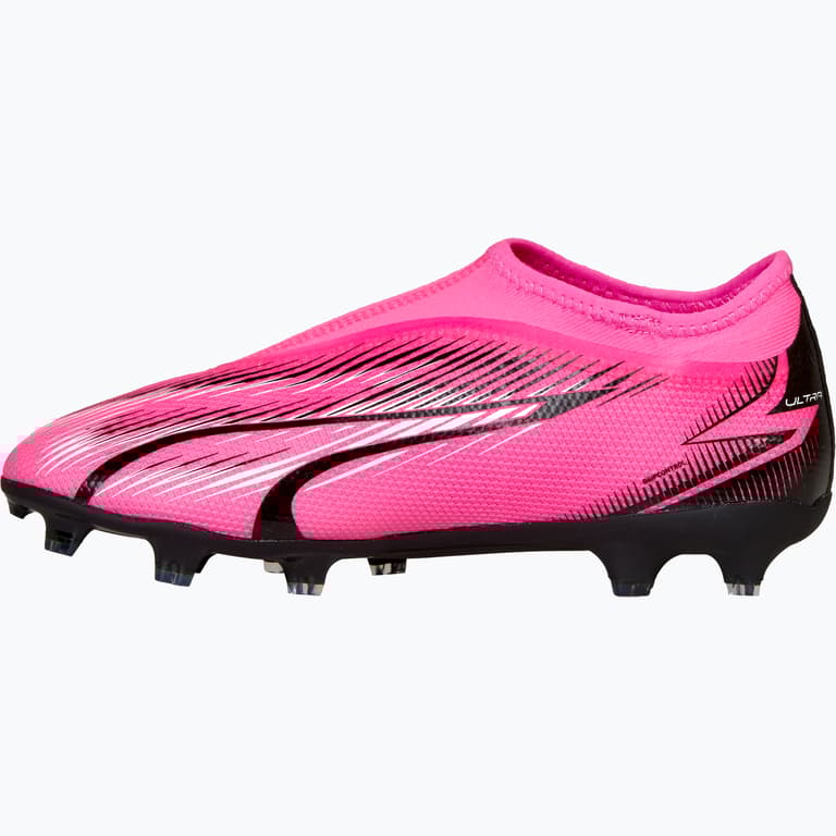 Puma Ultra Match LL FG/AG JR fotbollsskor Rosa