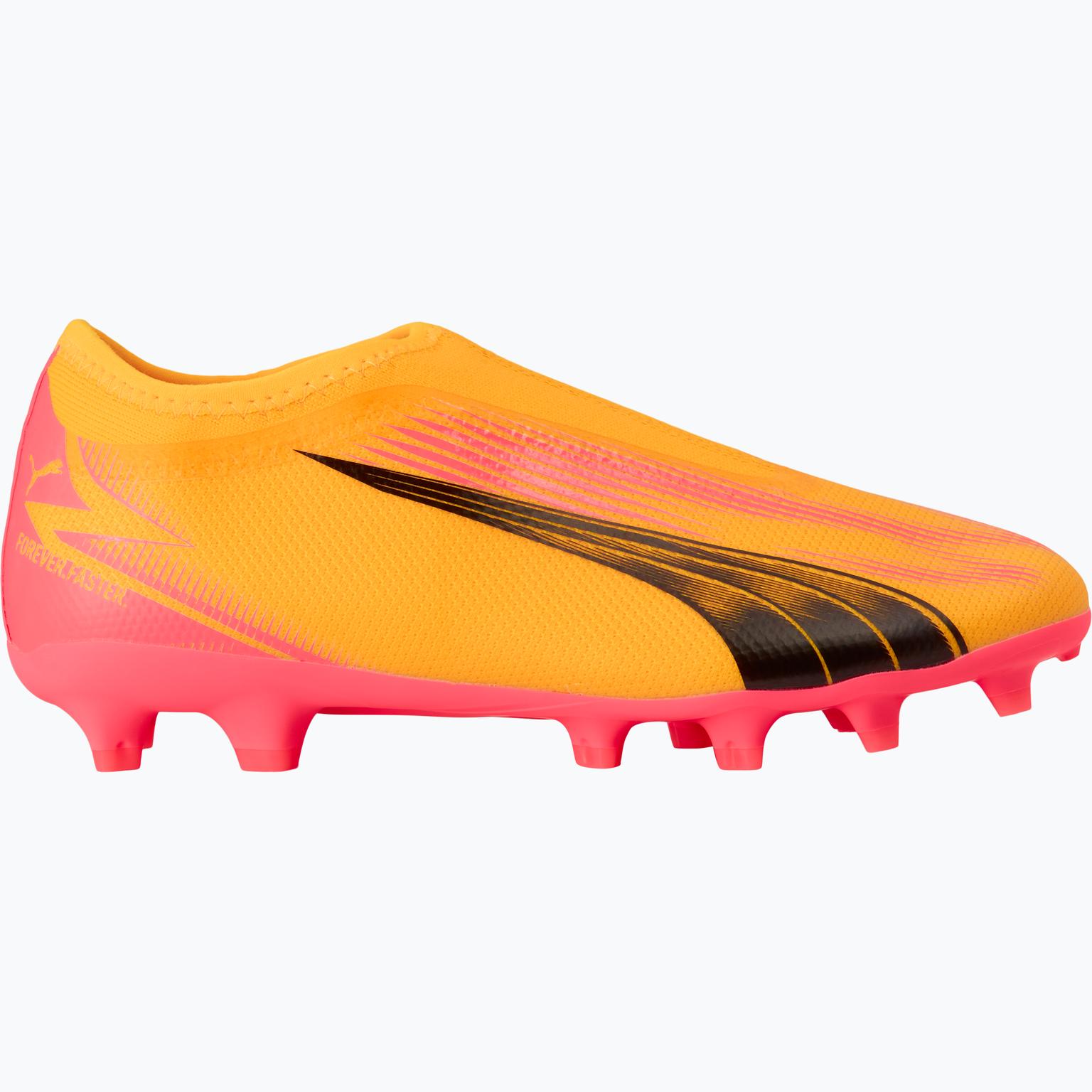 Puma Ultra Match LL FG/AG JR fotbollsskor Rosa