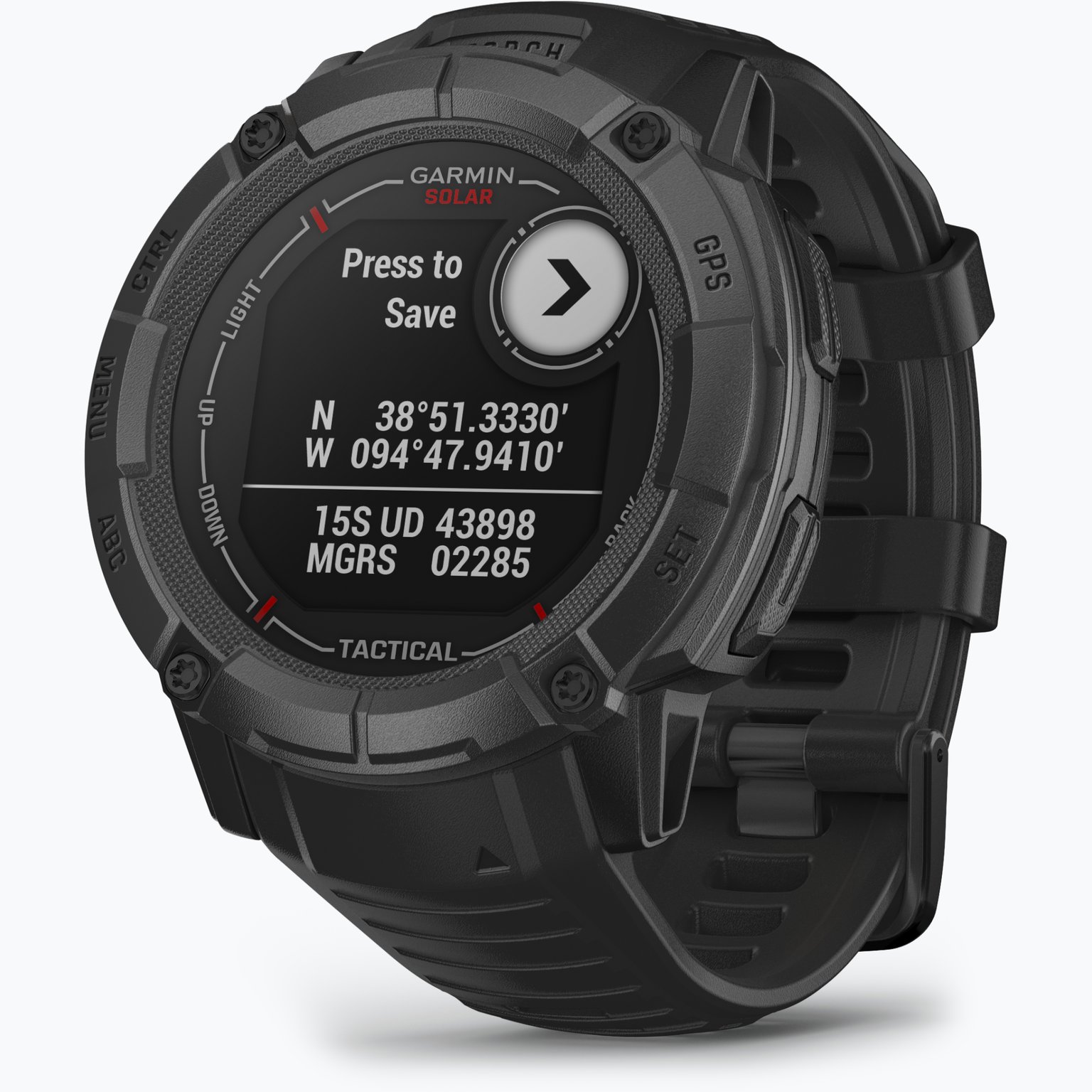 Garmin Instinct 2X Solar Tactical Edition träningsklocka Svart