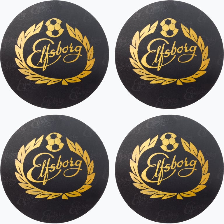 IF ELFSBORG COASTER 4-pack Svart