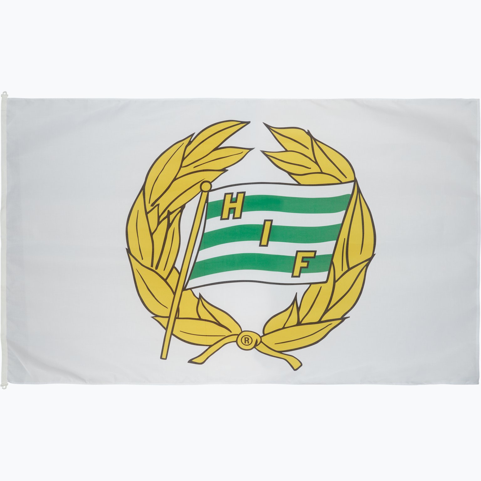 Hammarby Flaggstångsflagga 240x150cm Vit