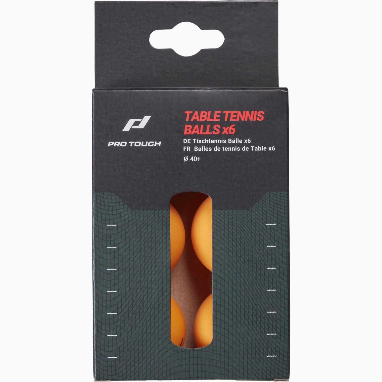 Pro touch Pro 6-pack pingisbollar Orange