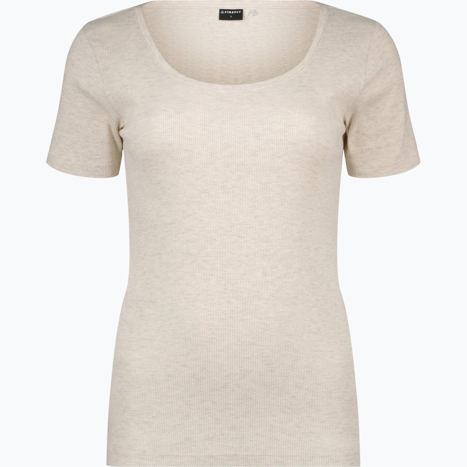 Firefly Nea Rib W t-shirt Beige