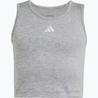 färgalternativ för Grå adidas Crop top JR träningströja