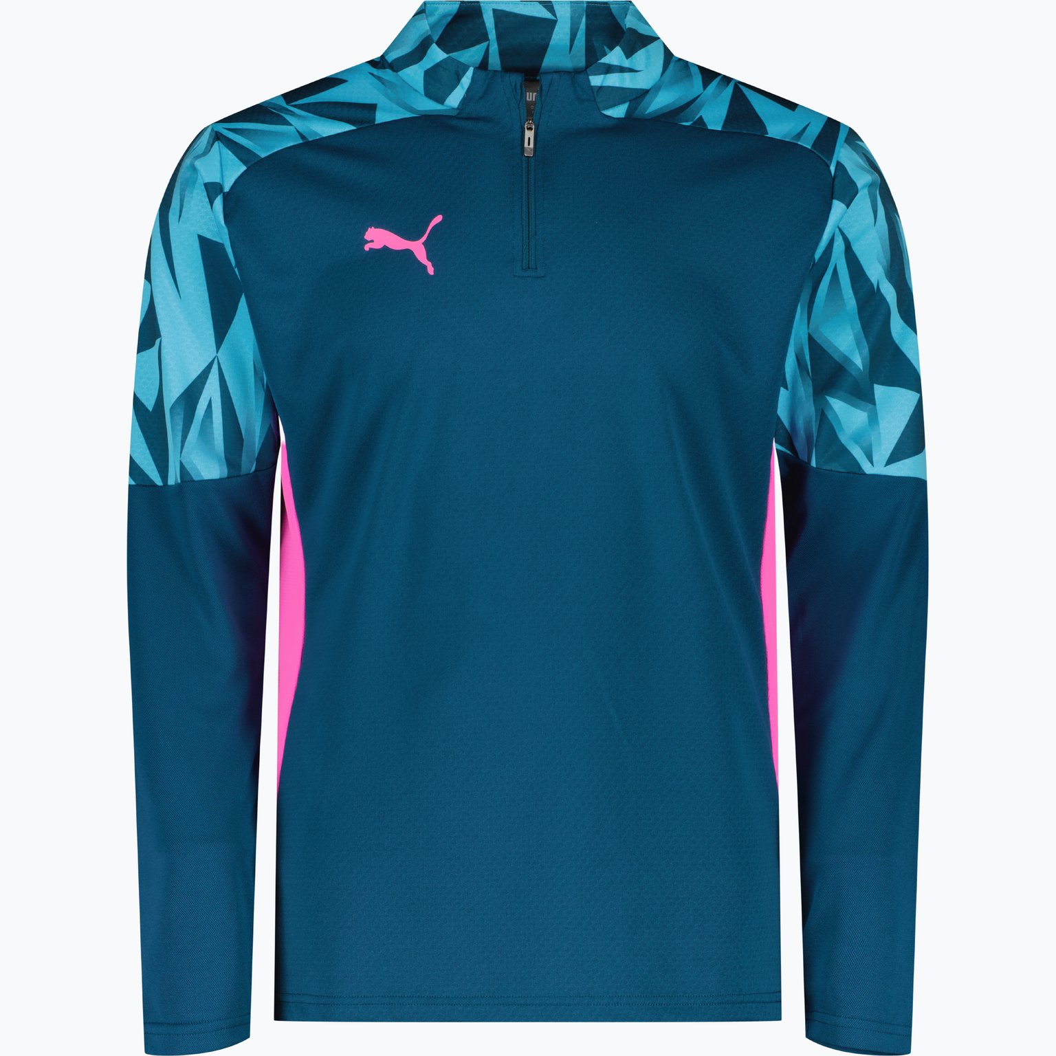 Puma individualFINAL 1/4 Zip M träningströja Blå