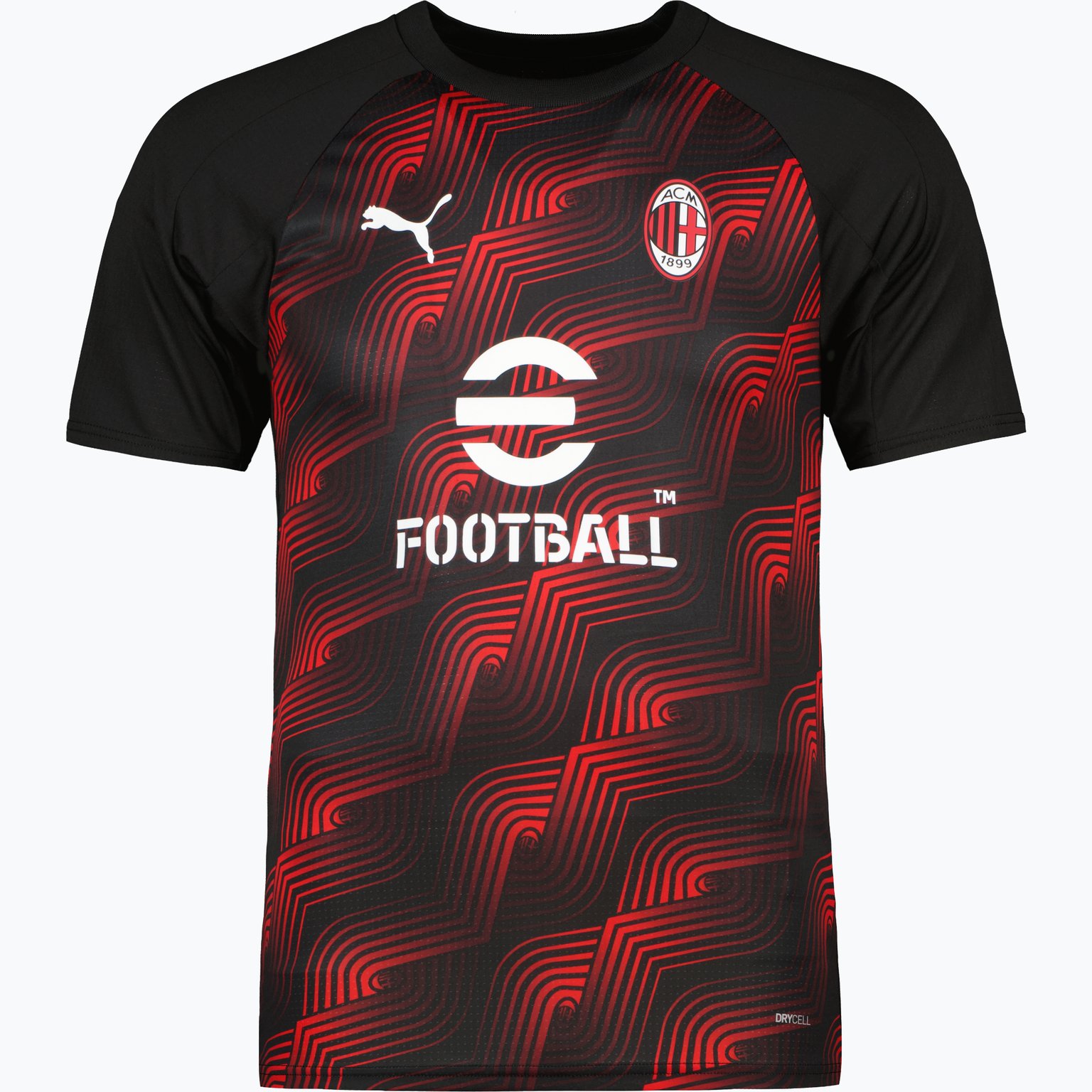 Puma AC Milan Prematch träningst-shirt Svart