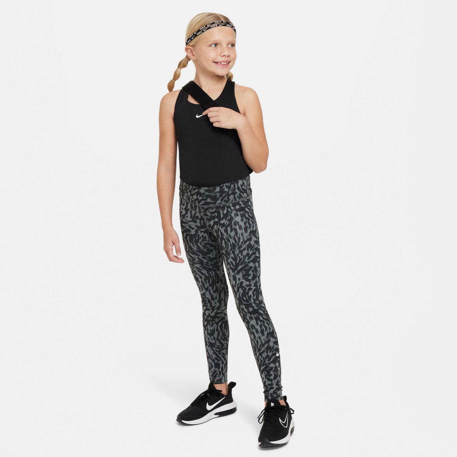 Nike Dri-FIT One JR träningstights Svart