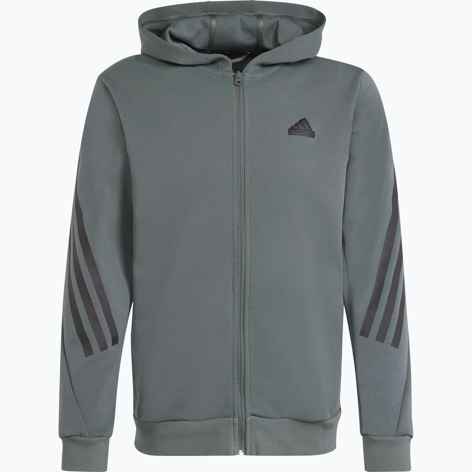 adidas Future Icons 3-Stripes M huvtröja Grön