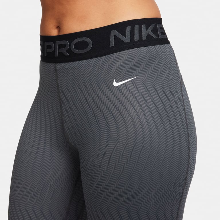 Nike Pro Mid-Rise 7/8 W träningstights Grå