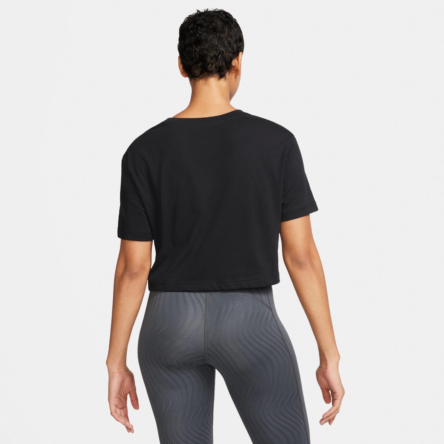 Nike Pro Dri-FIT Graphic W träningst-shirt Svart