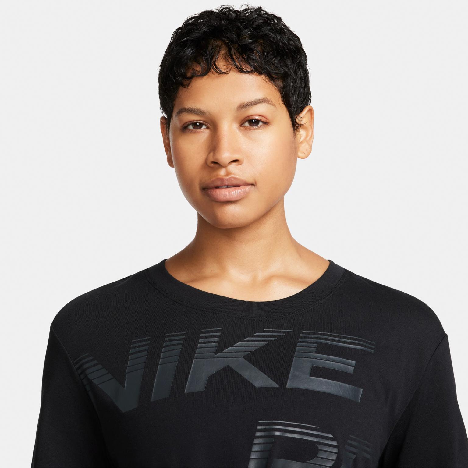 Nike Pro Dri-FIT Graphic W träningst-shirt Svart