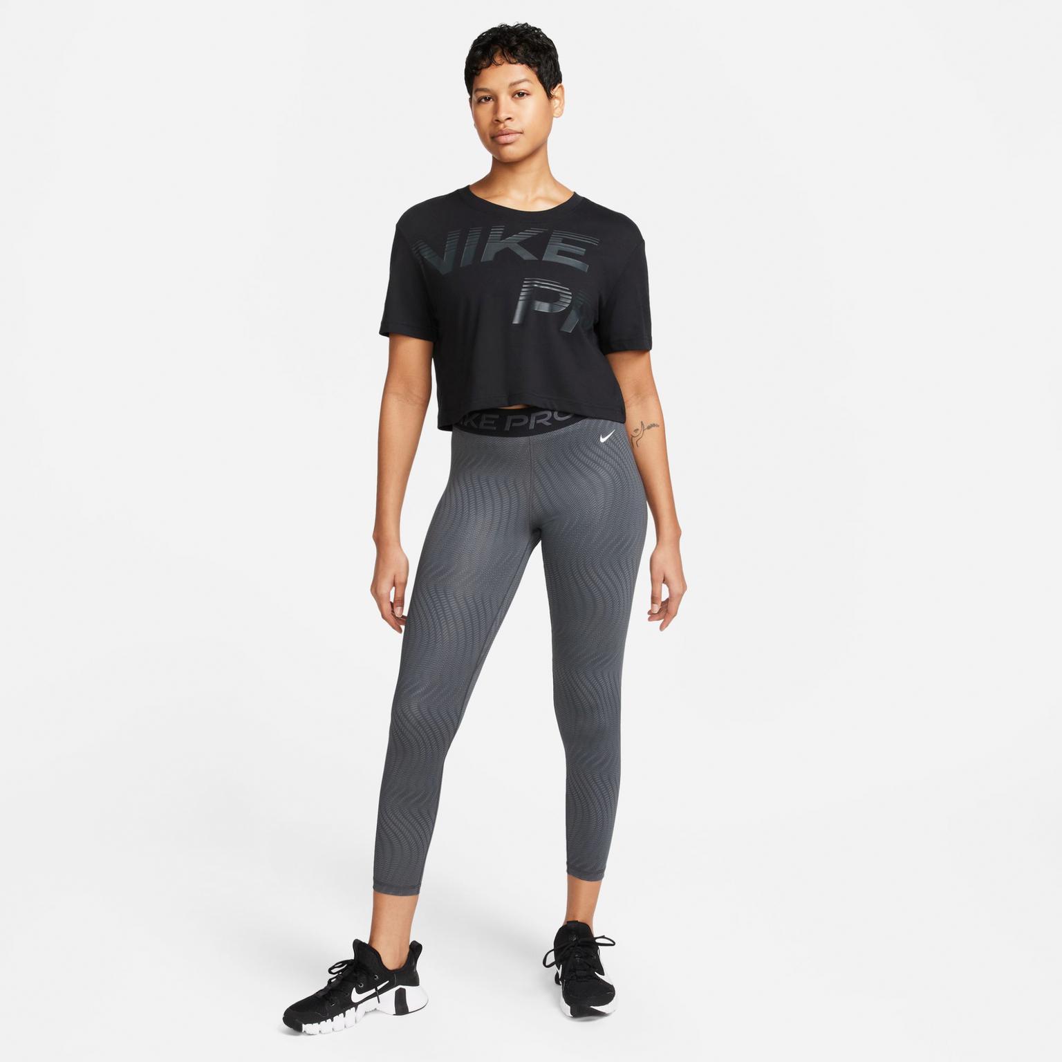Nike Pro Dri-FIT Graphic W träningst-shirt Svart