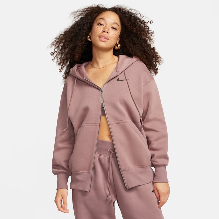 Nike Nike Sportswear Phoenix Fleece Tröja W Rosa