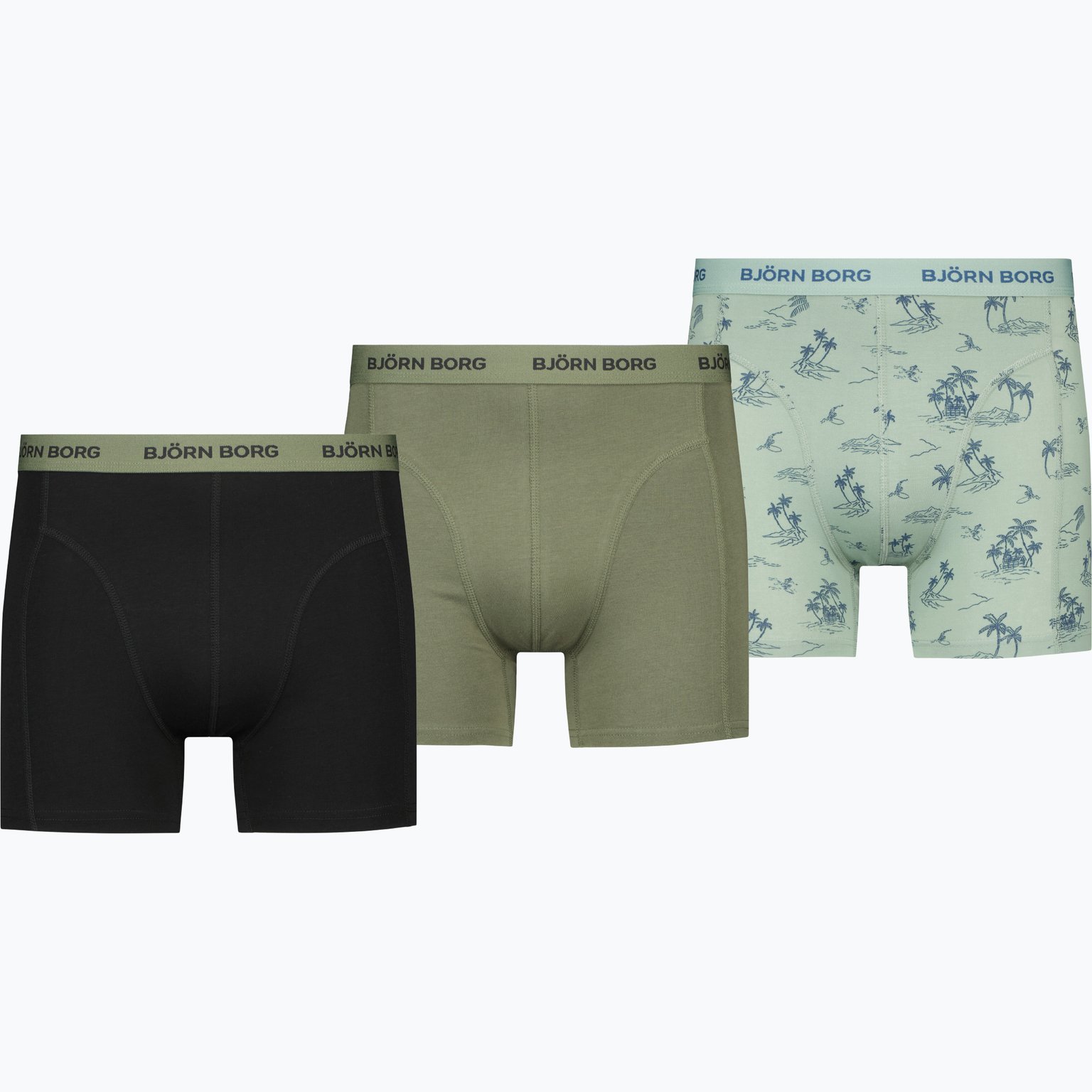 Björn Borg Cotton Stretch 3-pack kalsonger Flerfärgad