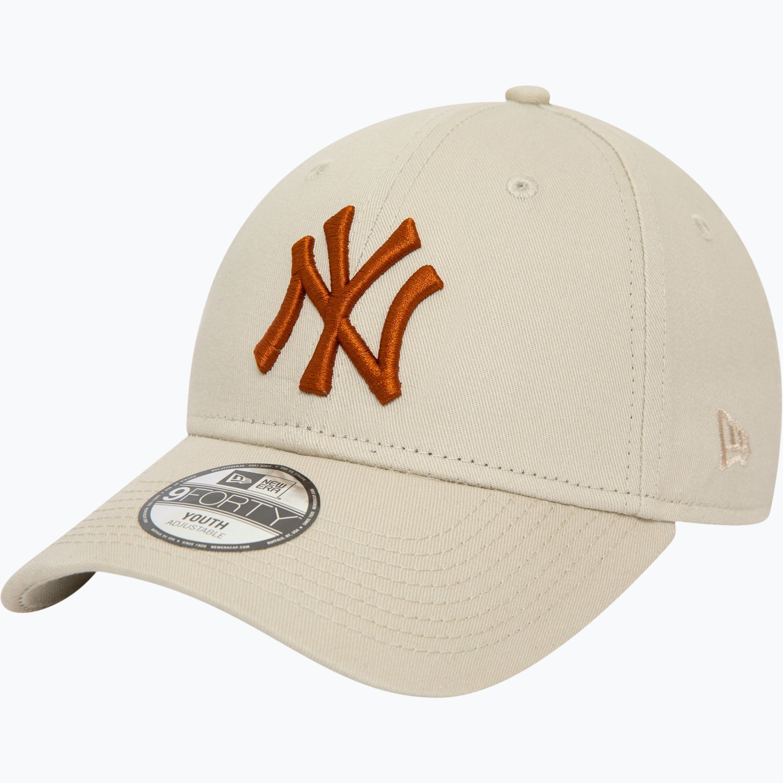 New era 9FORTY New York Yankees League Essential JR keps Beige