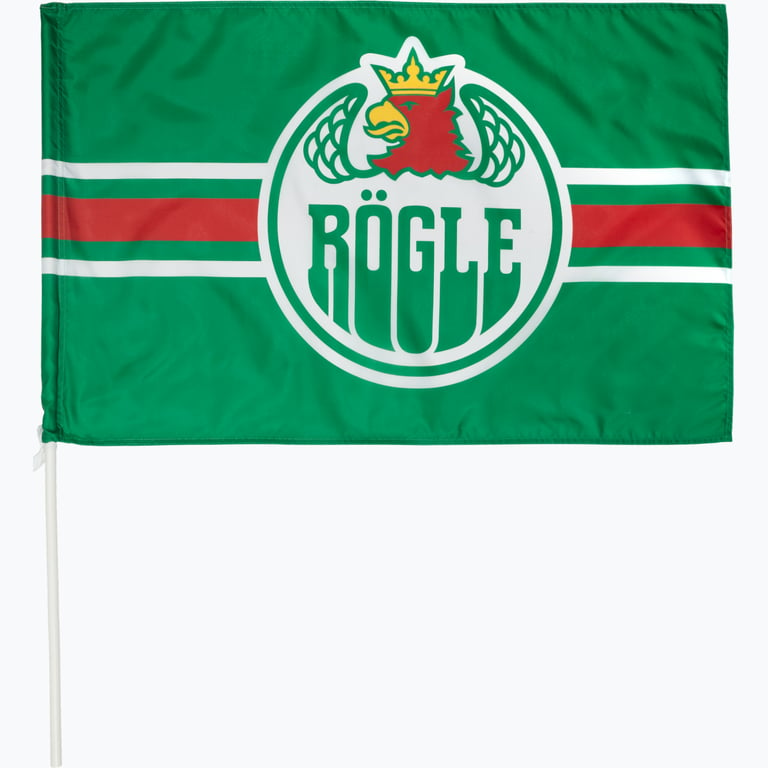 Rögle Flagga med pinne 60x90 Grön