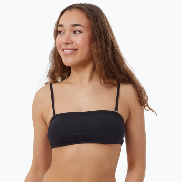 Firefly Fiji Tube Bandeau bikiniöverdel Svart