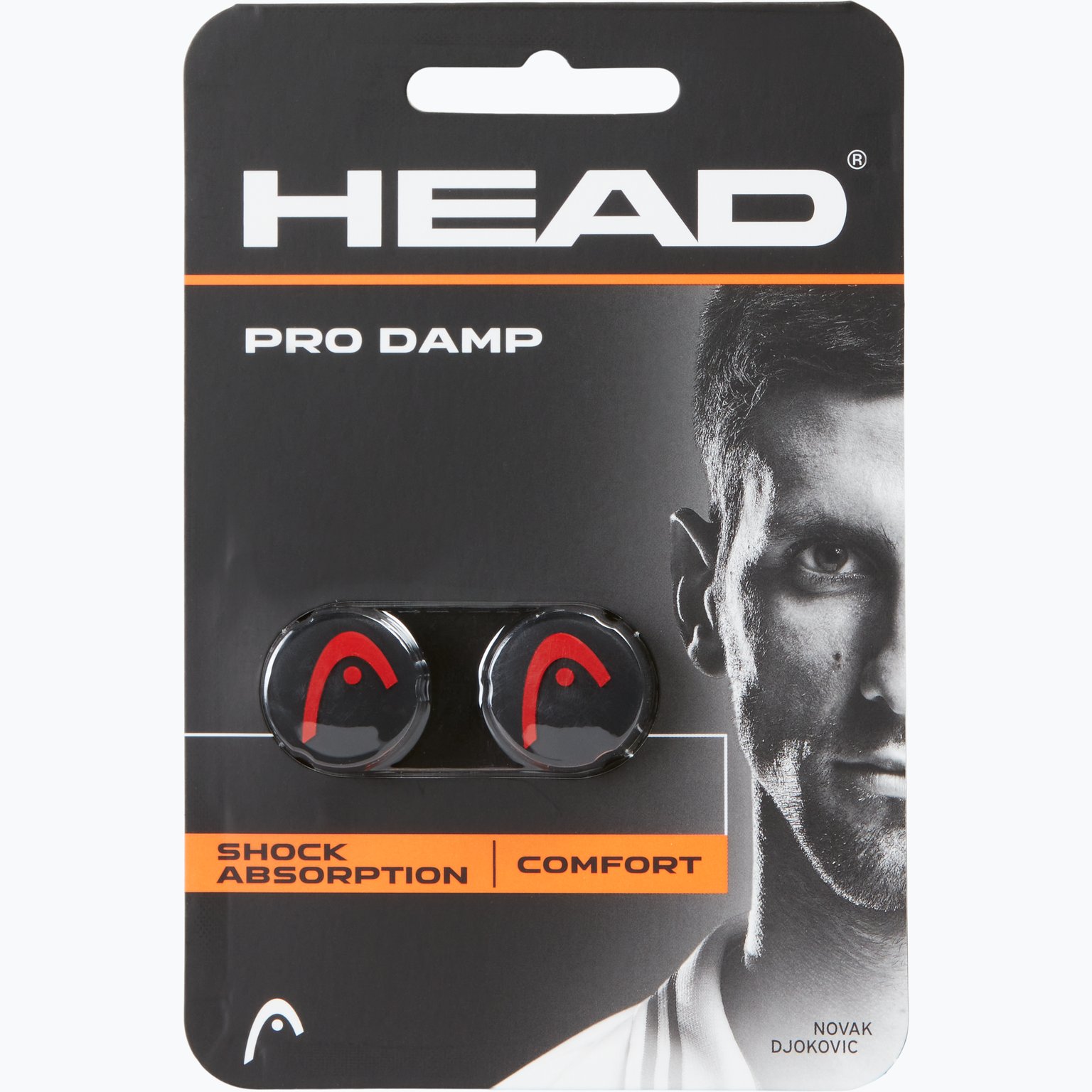 Head Pro 2-pack vibrationsdämpare Svart