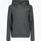 färgalternativ för Grå Lyle & Scott Fly Fleece JR huvtröja